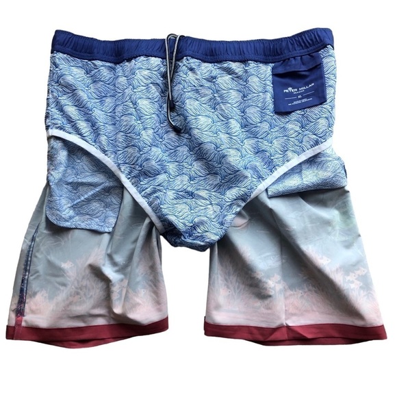 Peter Millar Mens Seaside Ocean Traffic Swim Trunks Size XL - Picture 13 of 15